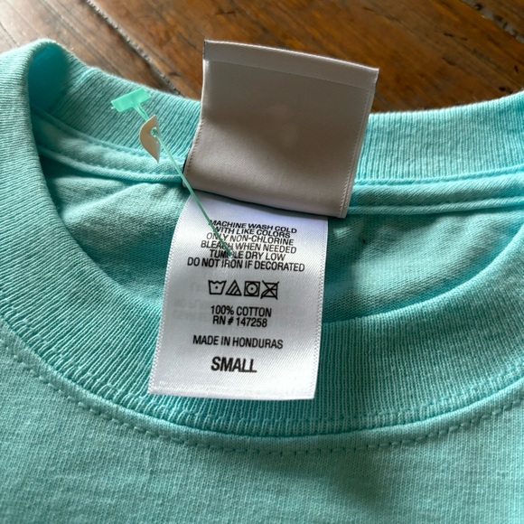 NWOT Simply Southern size S blue turtle long sleeve shirt - Picture 5 of 14